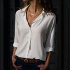 Dames Blouse Katoen Lange Mouwen 7