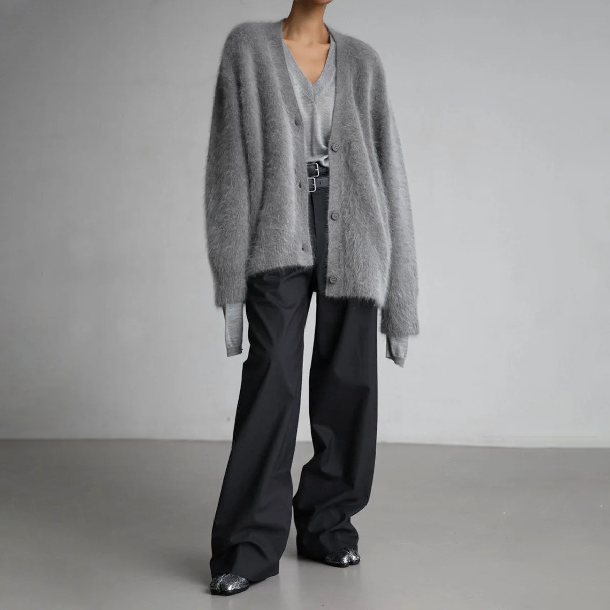 Dames Cardigan Wolmix Luxe 3