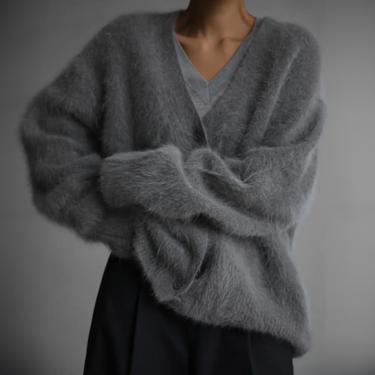 Dames Cardigan Wolmix Luxe 4