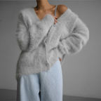 Dames Cardigan Wolmix Luxe 7