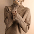 Dames Coltrui Katoen - Comfortabele Rollkragenpullover 5