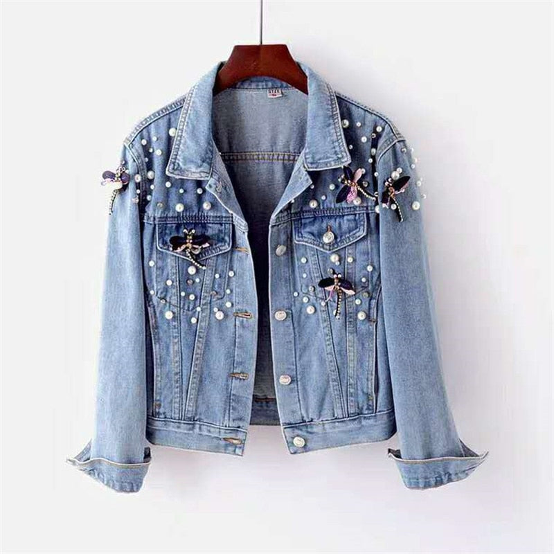 Dames Denim Jacket Katoen Met Moderne Twist 0