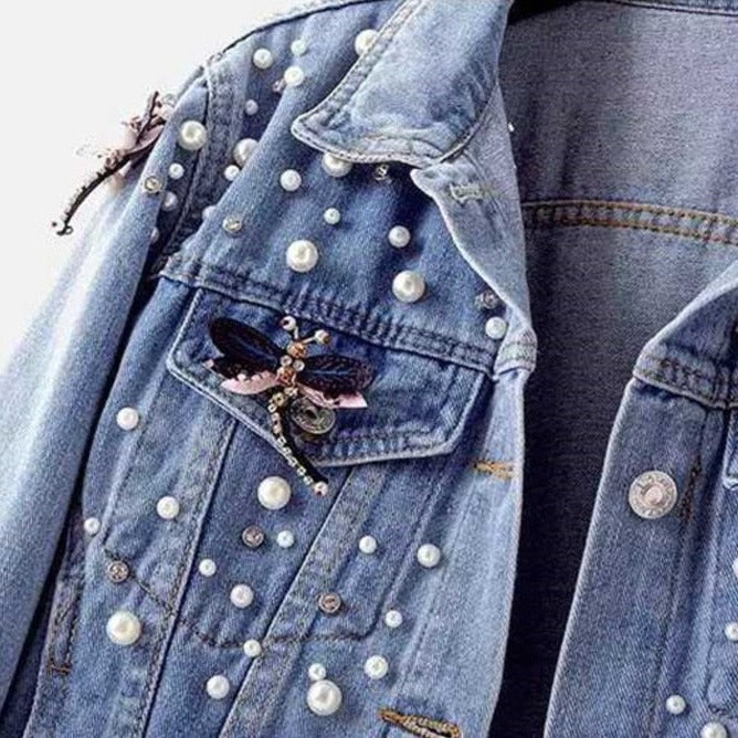 Dames Denim Jacket Katoen Met Moderne Twist 2