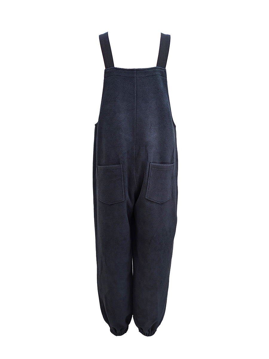 Dames Fleece Overall Roze Katoen voor Warmte en Comfort 6
