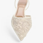 Dames Hakken Mesh Bloem Borduurwerk 1