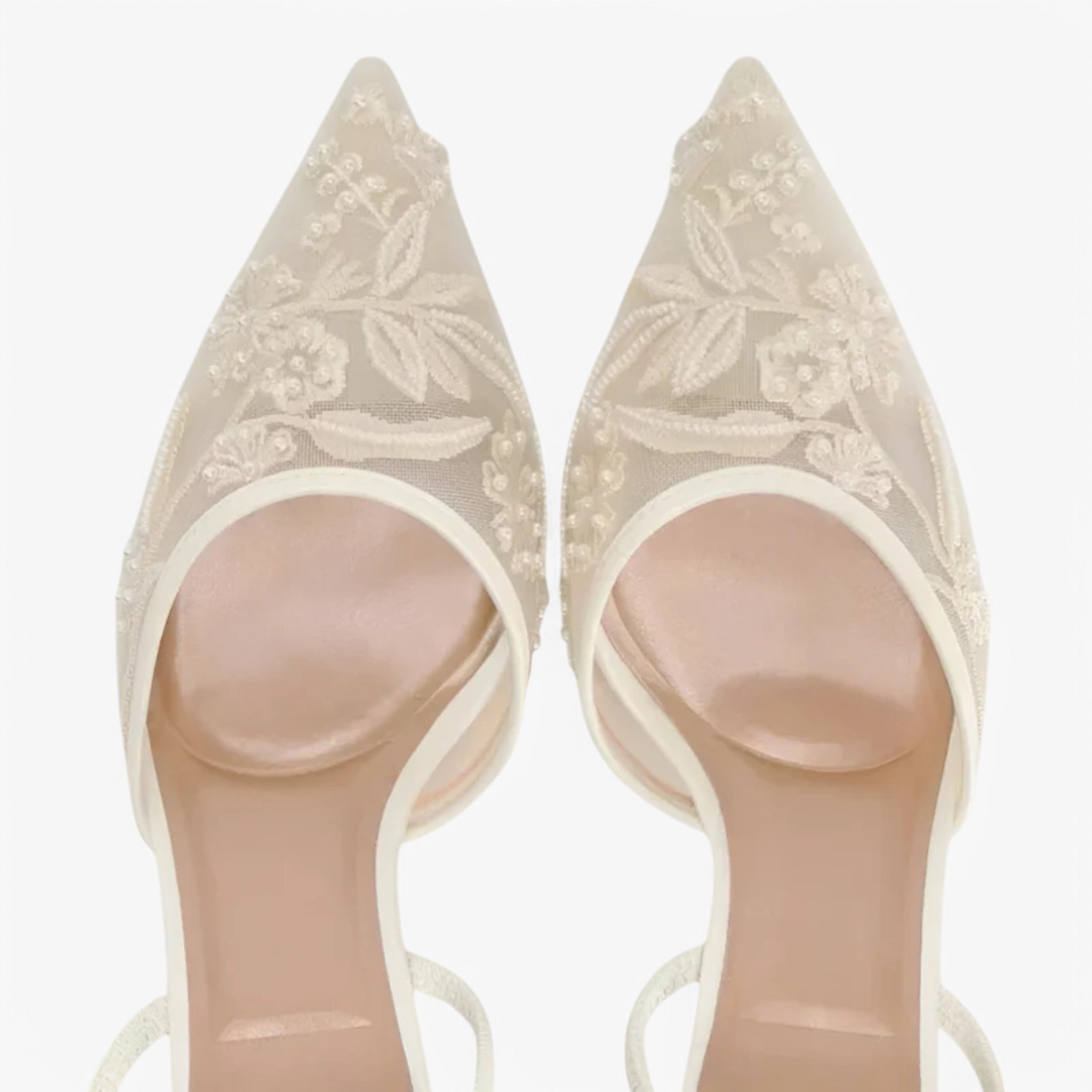 Dames Hakken Mesh Bloem Borduurwerk 3