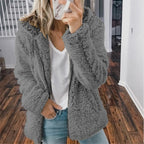 Dames Hoodie Cardigan Fleece 9