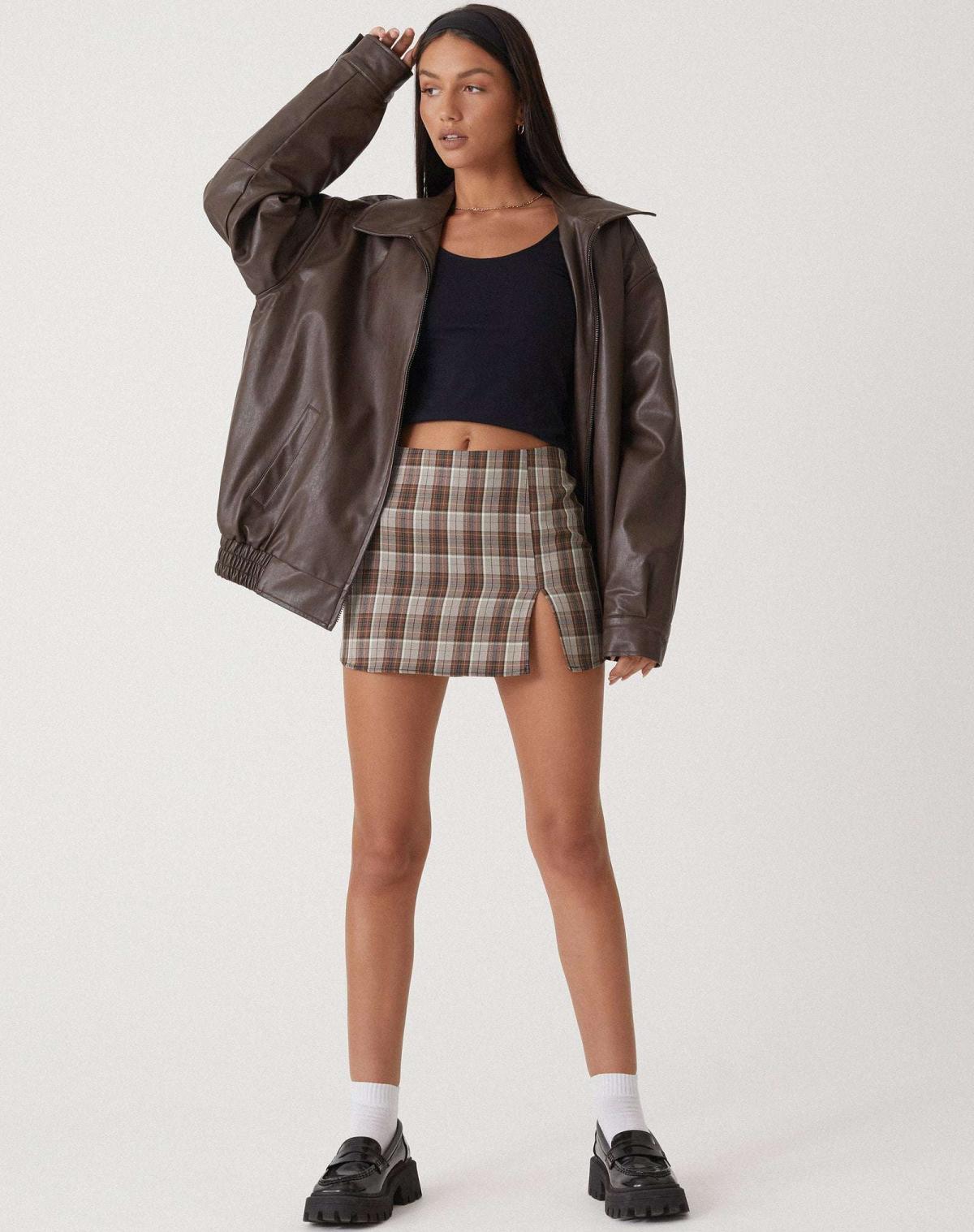 Dames Jas Leren Oversized PU Leer Winter 1