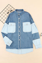Dames Jasje Denim Katoen Met Knoopsluiting 3