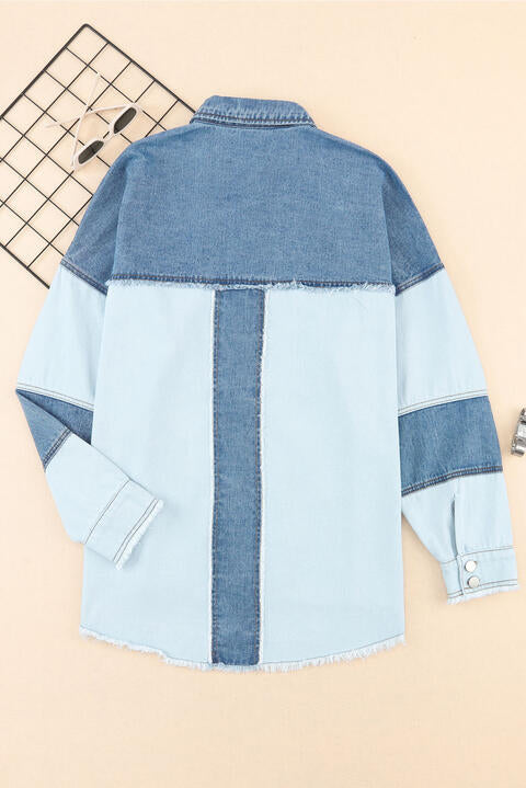 Dames Jasje Denim Katoen Met Knoopsluiting 4