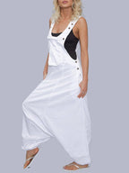 Dames Jumpsuit Katoen Polyester Mouwloos U-hals 1