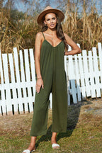 Dames Jumpsuit Spaghetti Bandjes Polyester met Wijde Pijpen 4