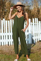 Dames Jumpsuit Spaghetti Bandjes Polyester met Wijde Pijpen 5