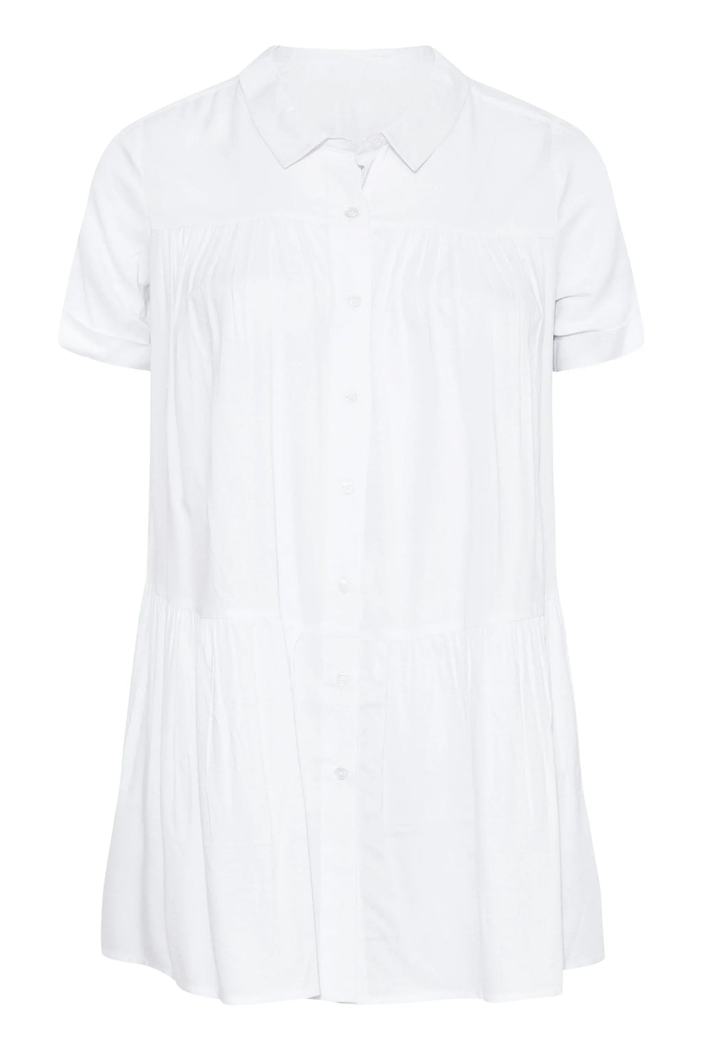 Dames Lange Tuniek Blouse Plus Maten 3
