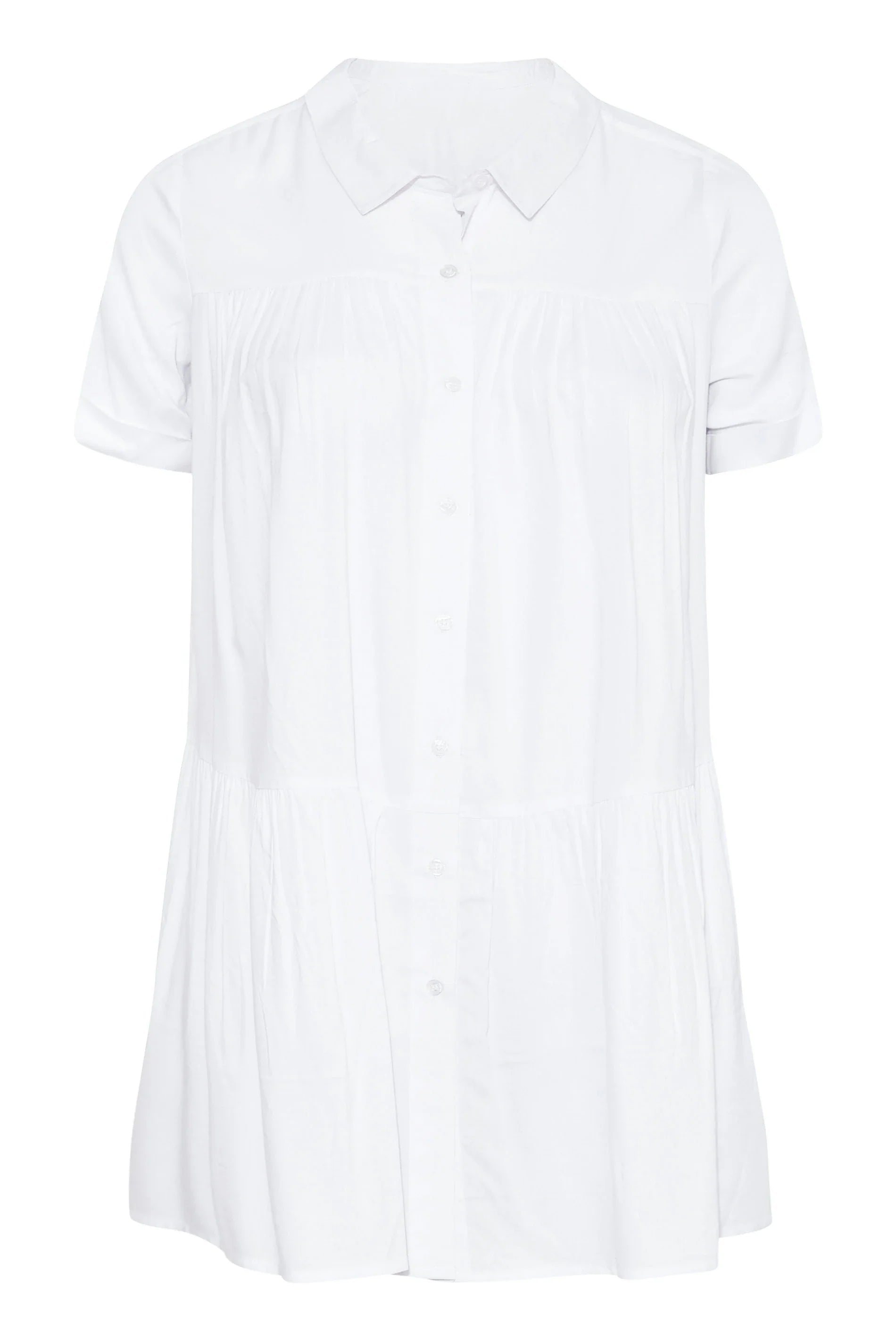 Dames Lange Tuniek Blouse Plus Maten 3