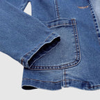 Dames Losse Denim Jacket Katoen 2
