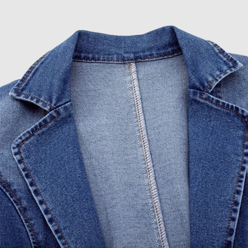 Dames Losse Denim Jacket Katoen 3