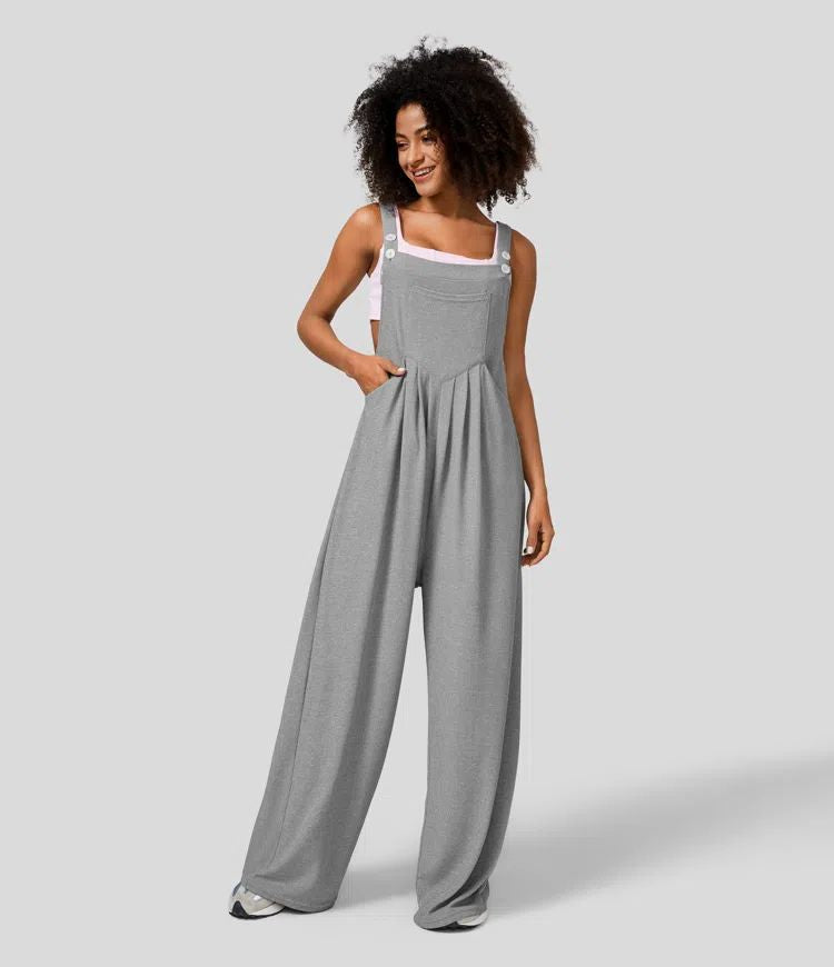 Dames Overall Polyester Met Wijde Pijpen 6