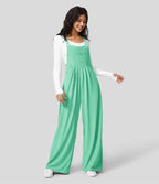 Dames Overall Polyester Met Wijde Pijpen 7