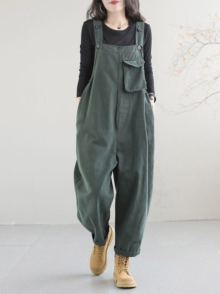 Dames Overalls Katoen Relaxed Fit 0