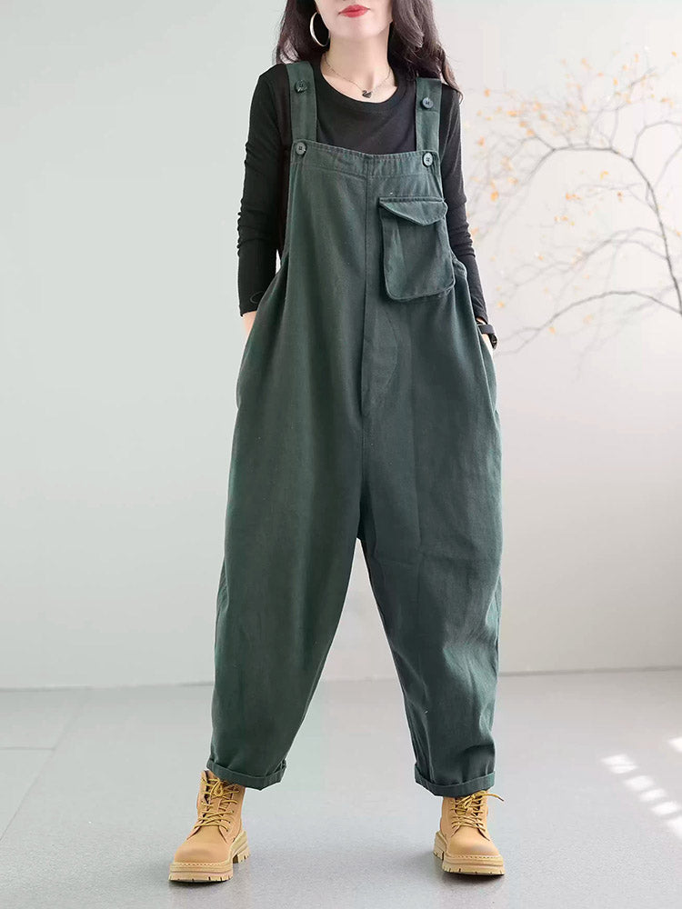Dames Overalls Katoen Relaxed Fit 1