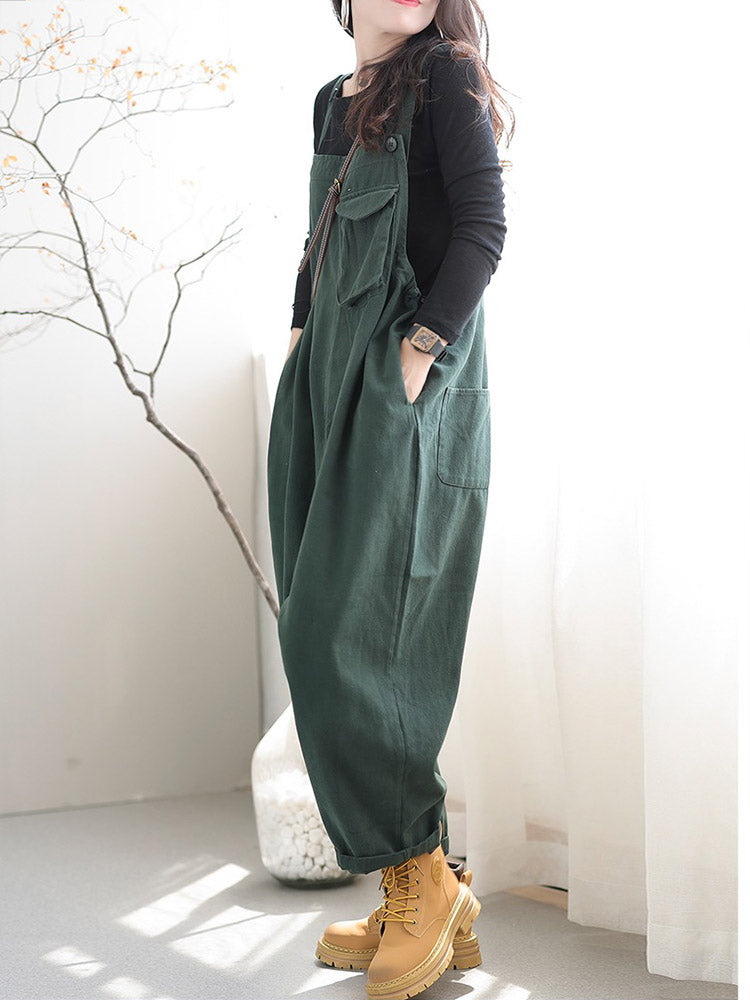 Dames Overalls Katoen Relaxed Fit 2