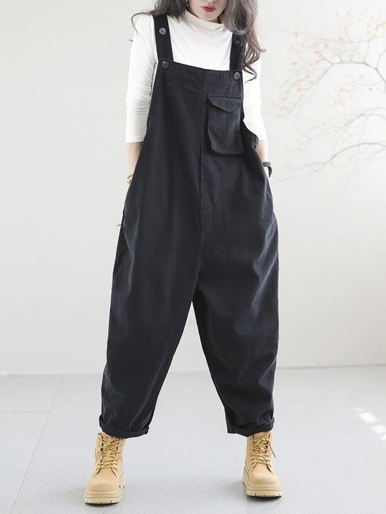 Dames Overalls Katoen Relaxed Fit 4