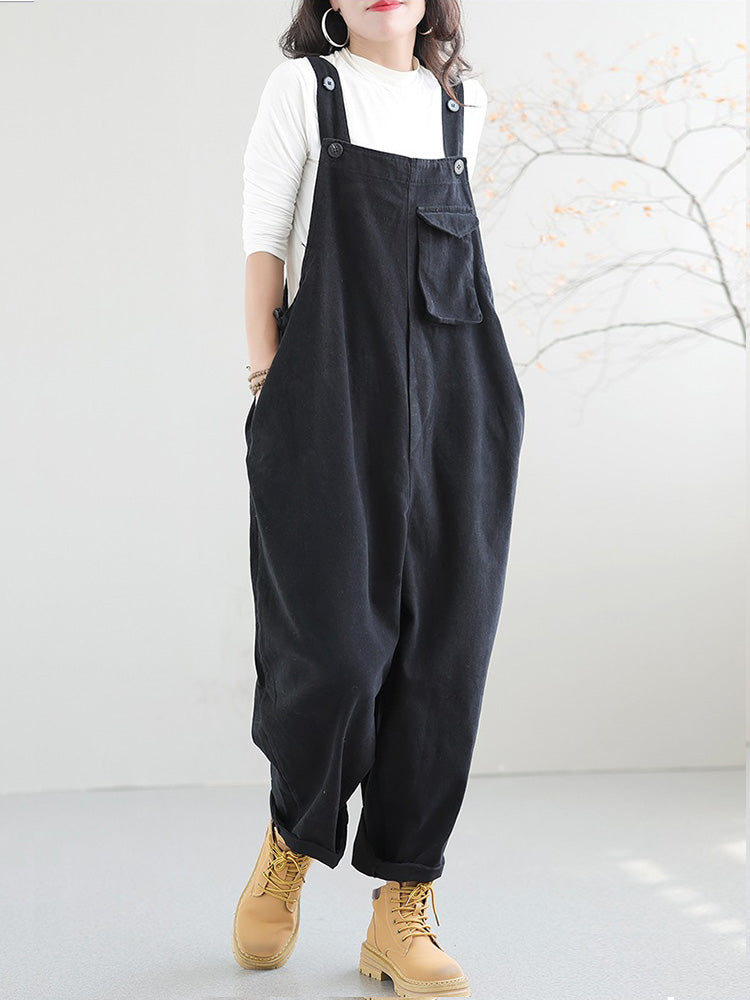 Dames Overalls Katoen Relaxed Fit 6