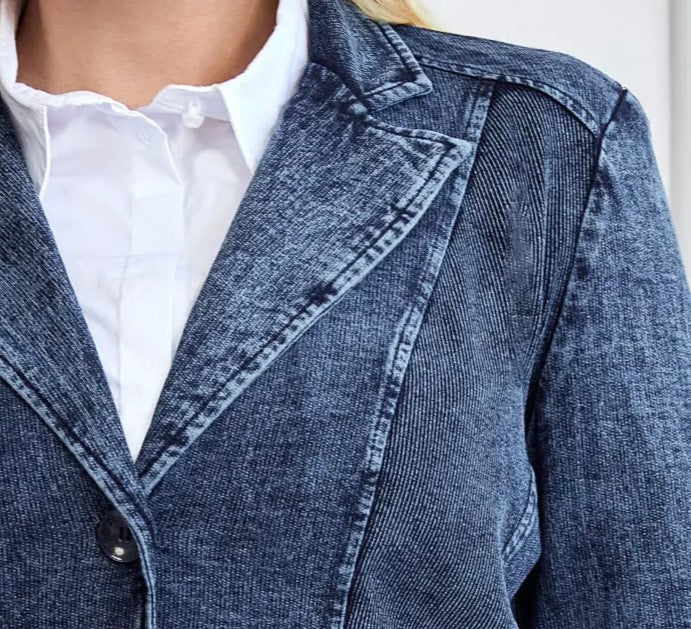 Dames Pak Denim Plus Size Comfortabel 7