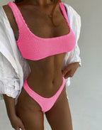 Dames Push-Up Tanga Bikini met Ondersteuning en Flatterende Pasvorm 4