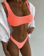 Dames Push-Up Tanga Bikini met Ondersteuning en Flatterende Pasvorm 6