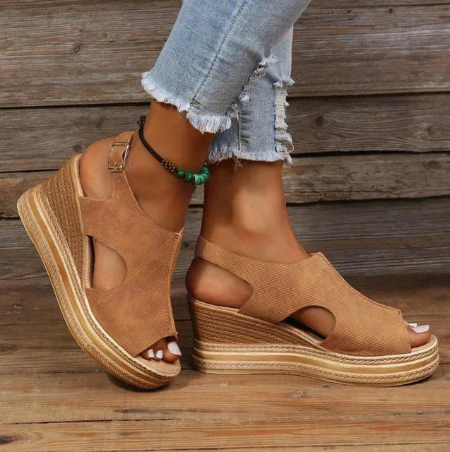 Dames Sandalen Leer Luxe Ontwerp voor Zomerse Gelegenheden 1