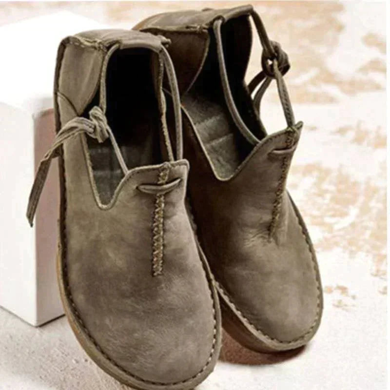 Dames Schoenen Leer Herfst Comfortabele Pasvorm 2