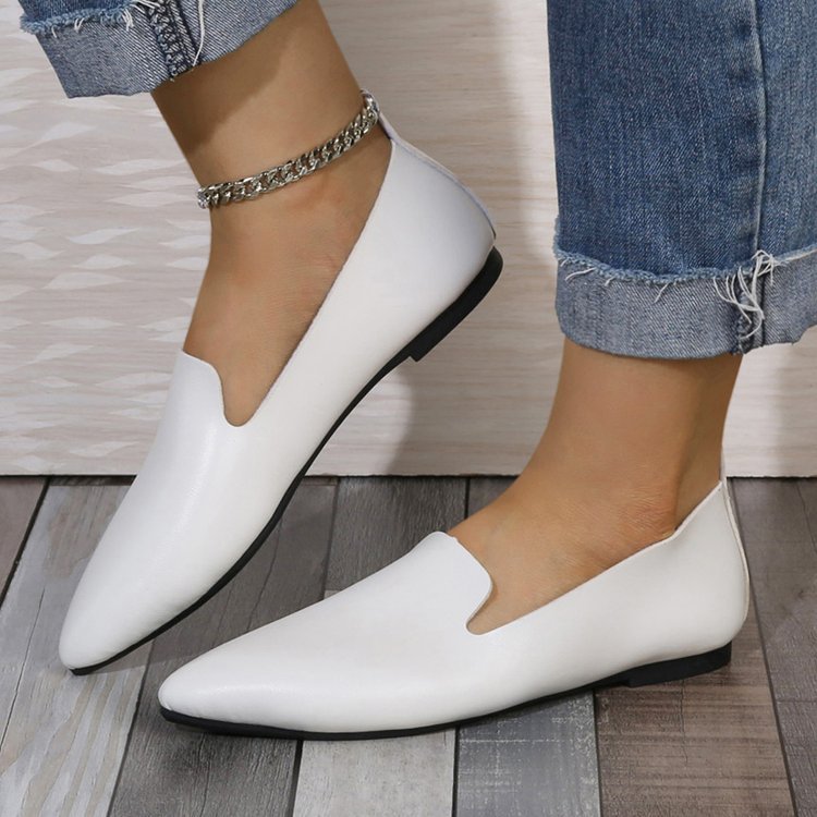 Dames Slip-On Ballerina's van Zacht Flexibel Materiaal 0