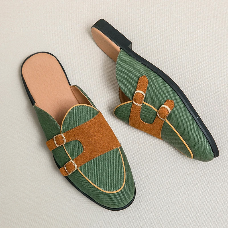 Dames Slippers PU met Rubber Zool 0