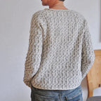 Dames Sweater Grijs Polyester Ronde Hals Comfortabel 4