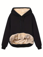 Dames Sweatshirt Fleece Katoen met Kapuze 0