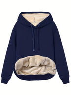 Dames Sweatshirt Fleece Katoen met Kapuze 5