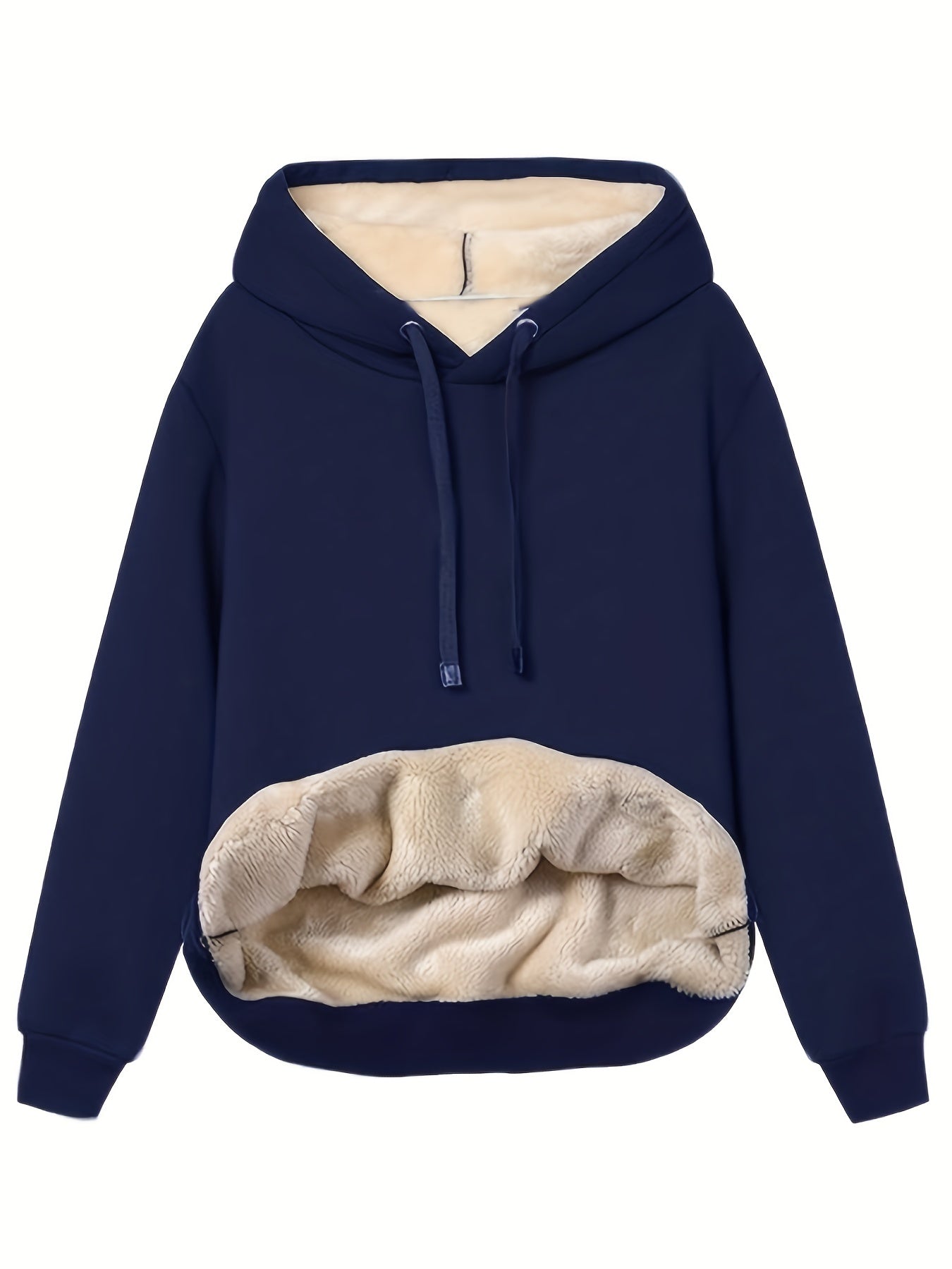 Dames Sweatshirt Fleece Katoen met Kapuze 5