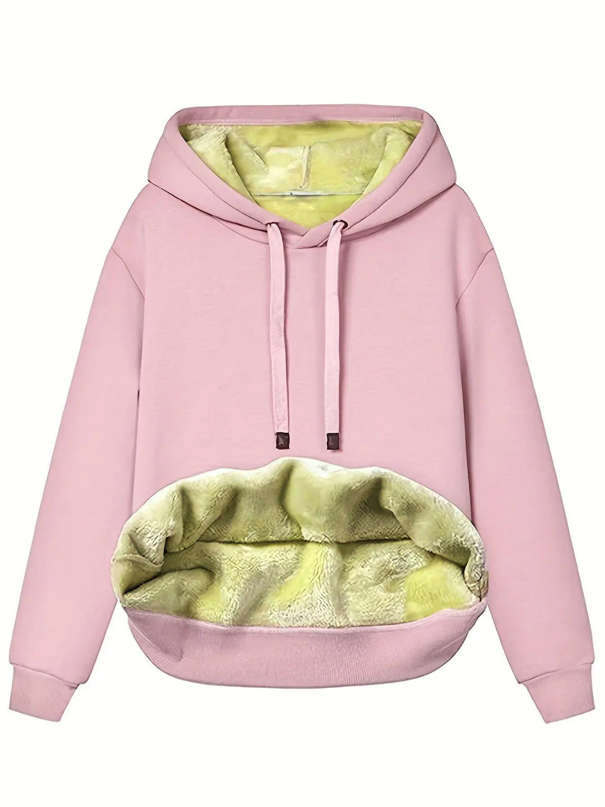Dames Sweatshirt Fleece Katoen met Kapuze 6
