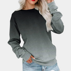 Dames Sweatshirt Polyester Gradient Patroon 0