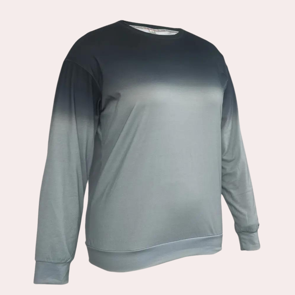 Dames Sweatshirt Polyester Gradient Patroon 3