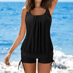Dames Tankini Set Polyester Volledige Dekking 0