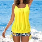 Dames Tankini Set Polyester Volledige Dekking 5