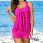 Dames Tankini Set Polyester Volledige Dekking 6