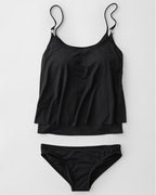 Dames Tankini Set Polyester met Verstelbare Bandjes 2