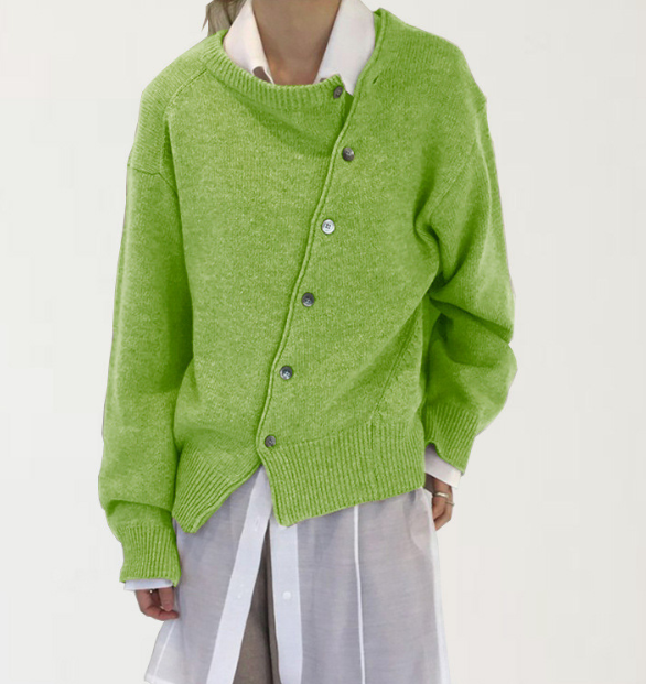 Dames Tanktop Mouwloos Met Asymmetrische Knopen 0