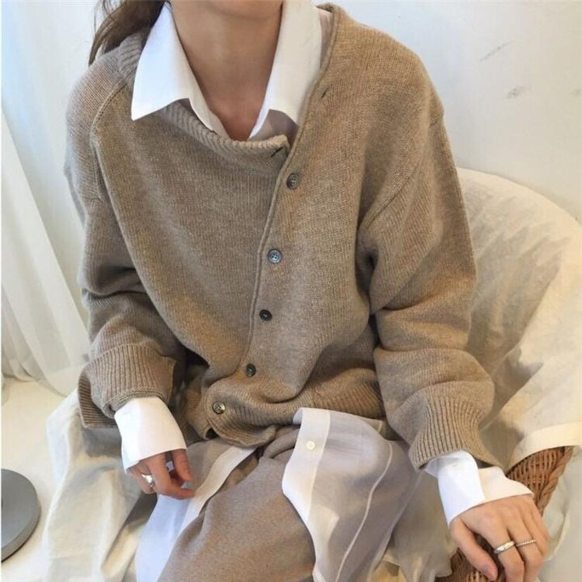 Dames Tanktop Mouwloos Met Asymmetrische Knopen 4