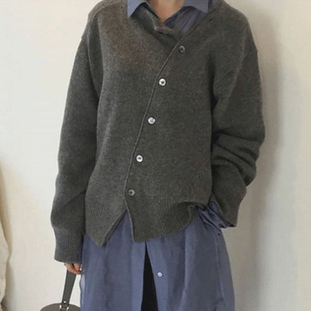 Dames Tanktop Mouwloos Met Asymmetrische Knopen 6