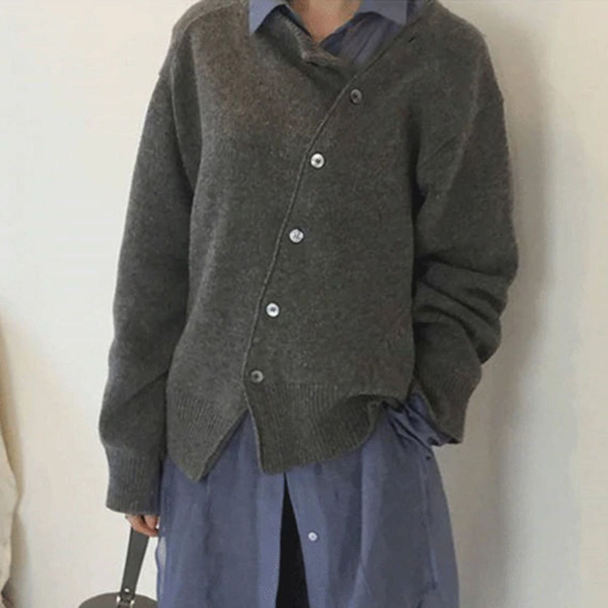 Dames Tanktop Mouwloos Met Asymmetrische Knopen 6